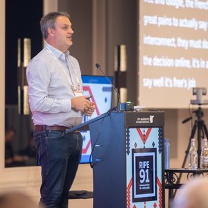 Photo taken from the RIPE 91 meeting