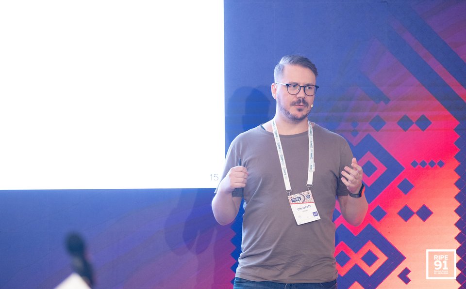 Photo taken from the RIPE 91 meeting