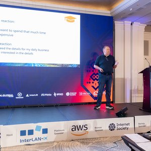 Photo taken from the RIPE 91 meeting