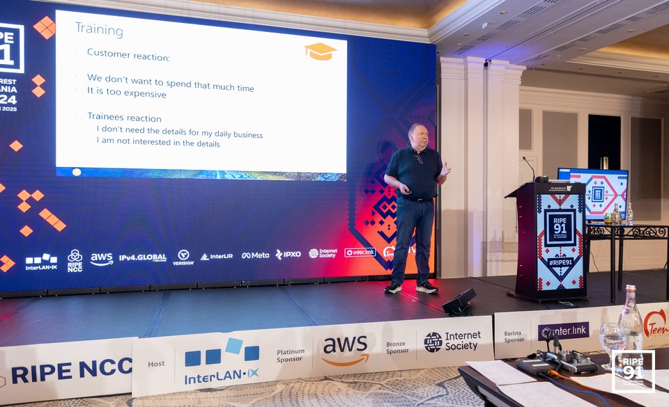 Photo taken from the RIPE 91 meeting