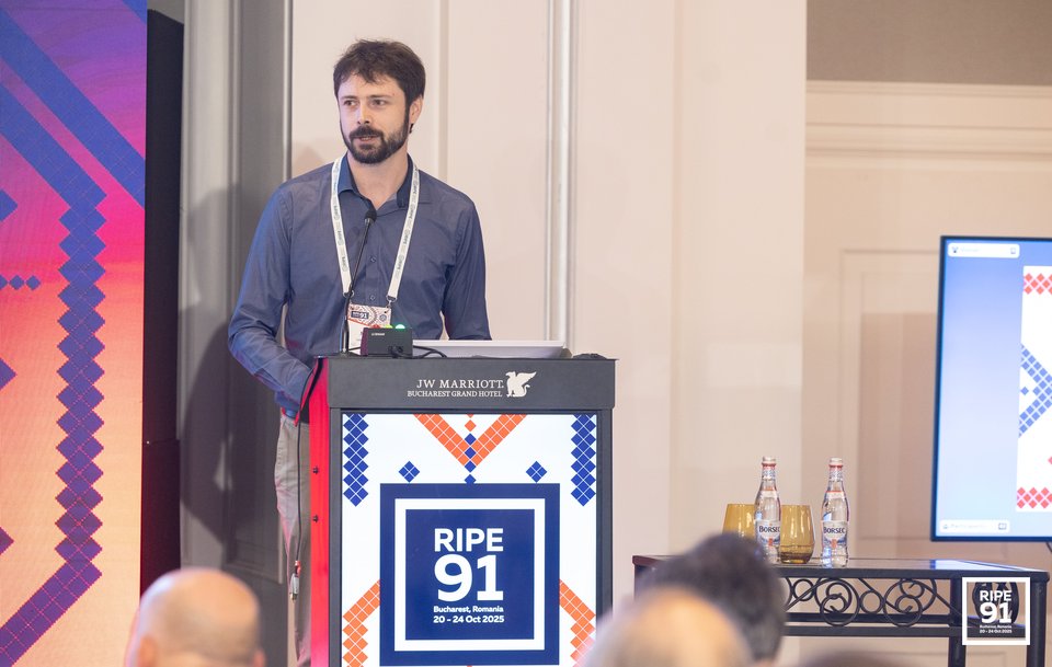 Photo taken from the RIPE 91 meeting