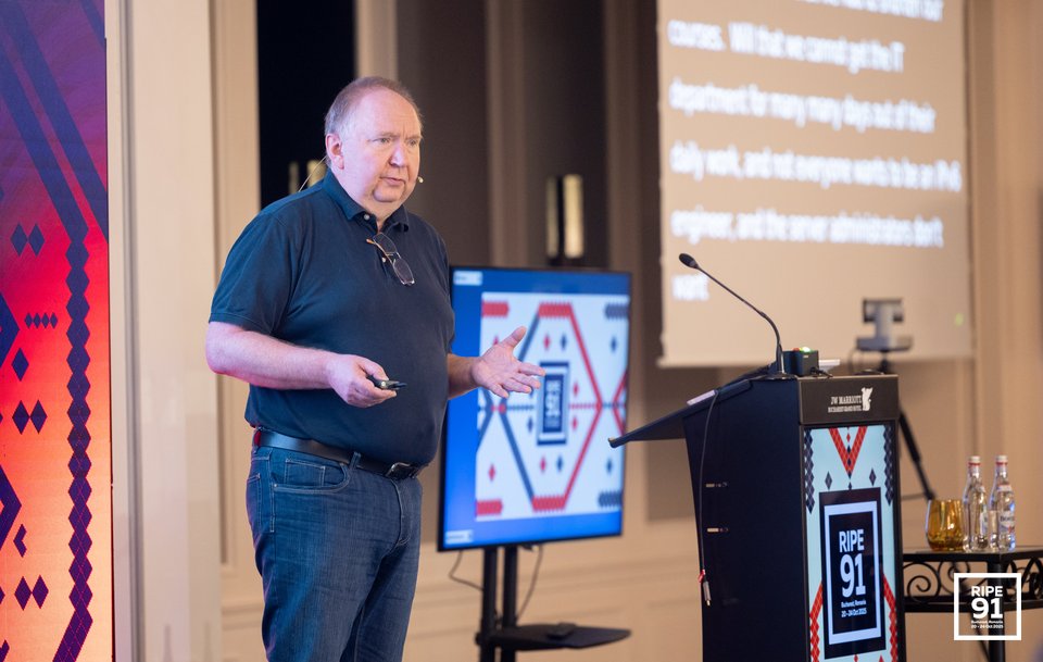 Photo taken from the RIPE 91 meeting