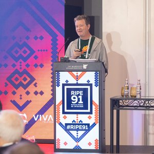 Photo taken from the RIPE 91 meeting