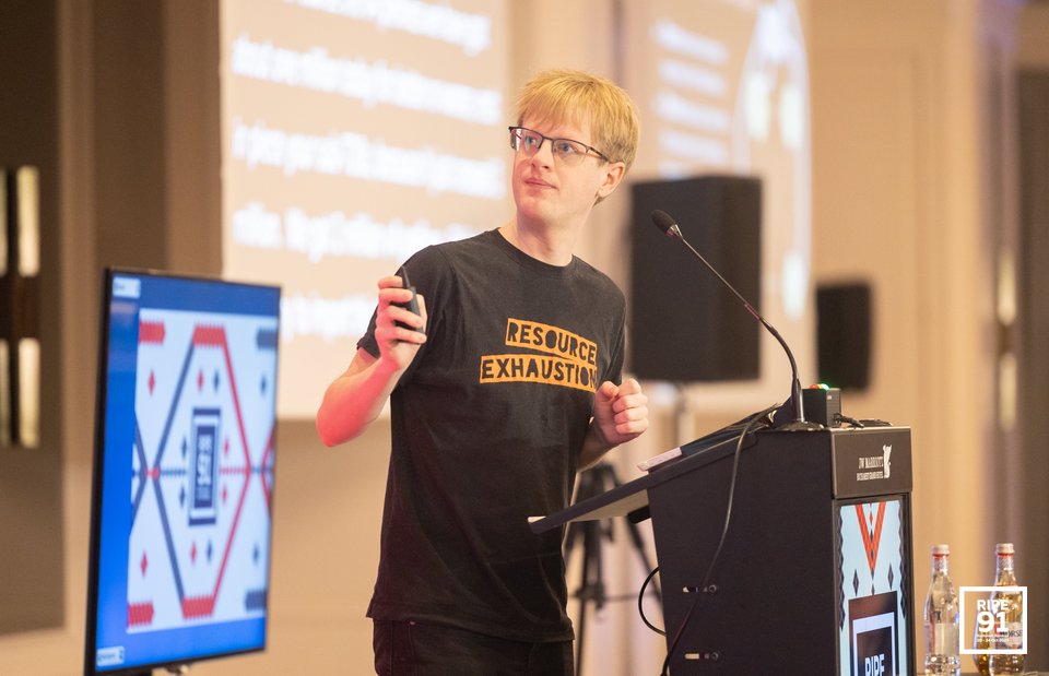 Photo taken from the RIPE 91 meeting