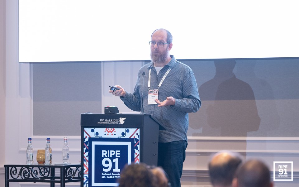 Photo taken from the RIPE 91 meeting