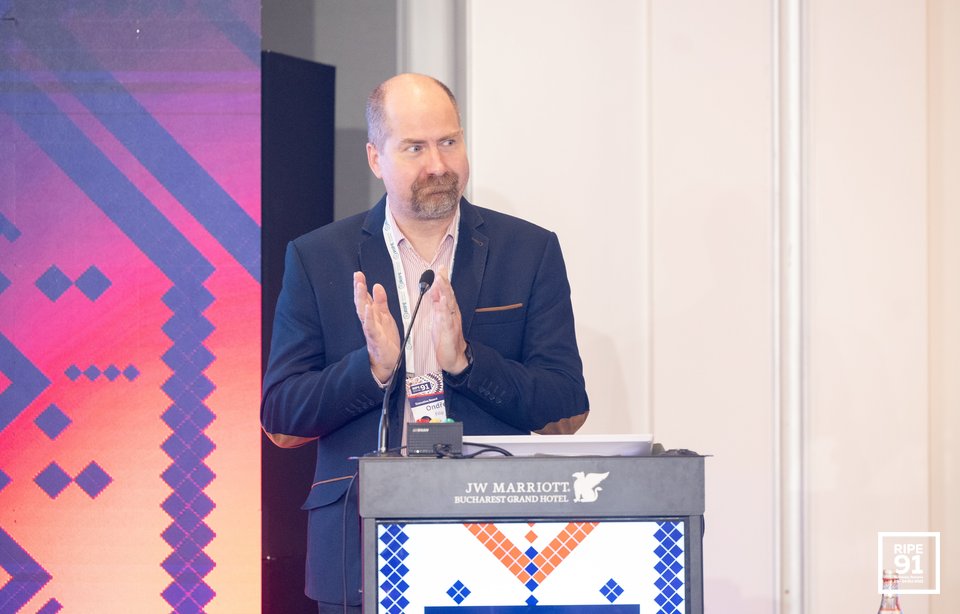 Photo taken from the RIPE 91 meeting