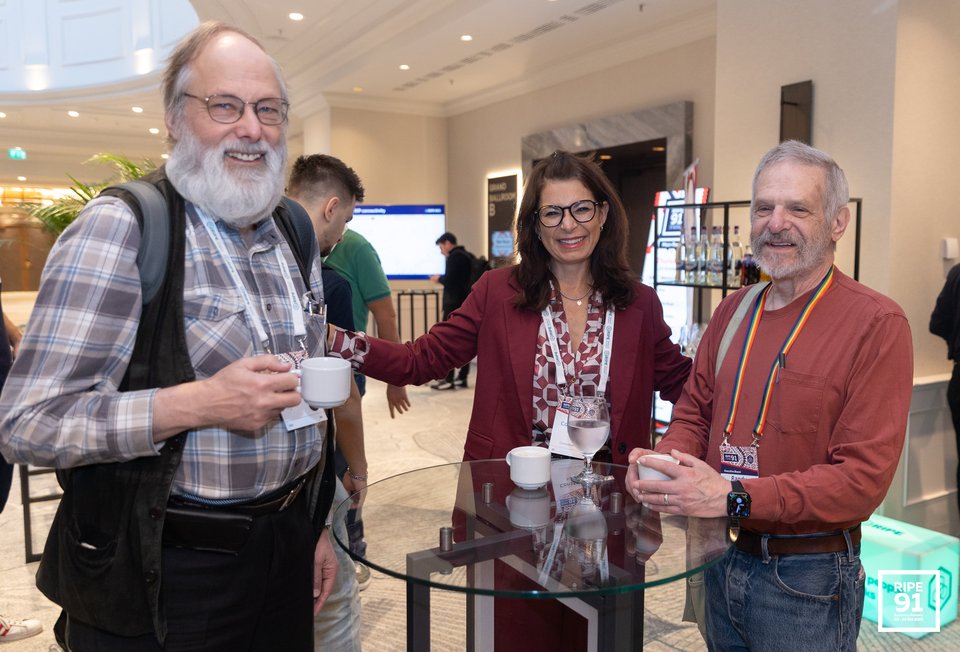 Photo taken from the RIPE 91 meeting