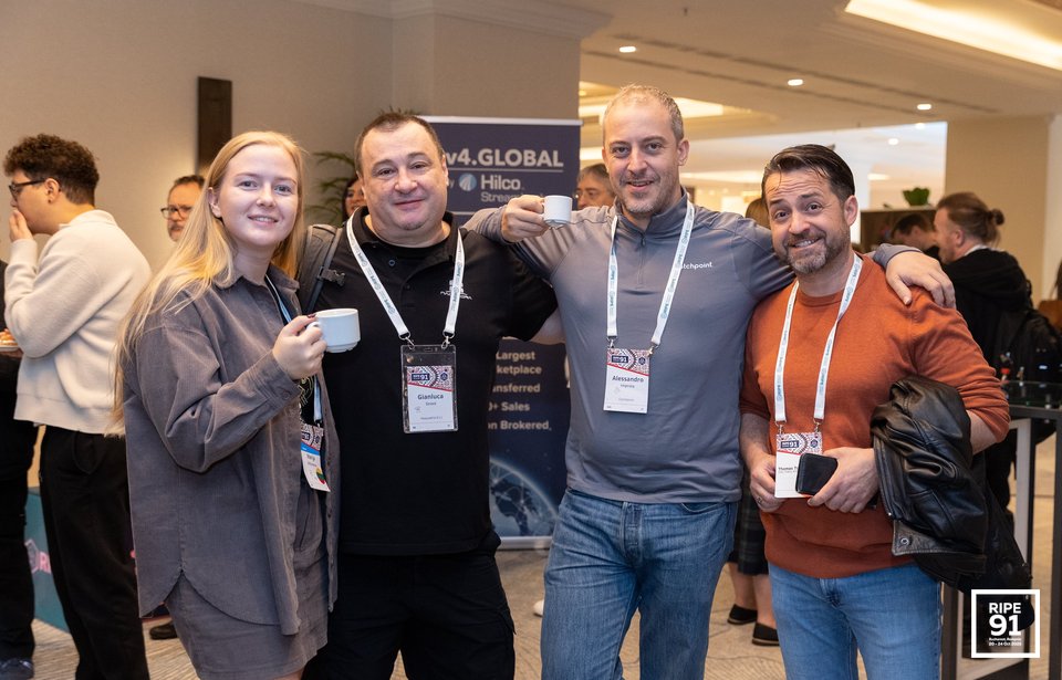 Photo taken from the RIPE 91 meeting