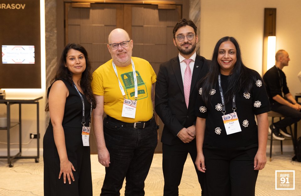 Photo taken from the RIPE 91 meeting