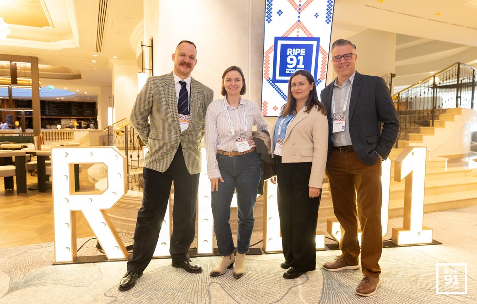 Photo taken from the RIPE 91 meeting