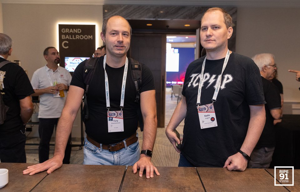 Photo taken from the RIPE 91 meeting