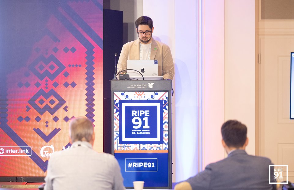 Photo taken from the RIPE 91 meeting