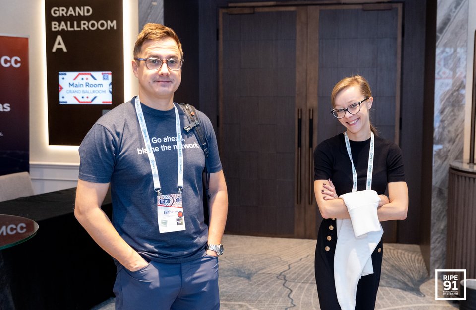 Photo taken from the RIPE 91 meeting