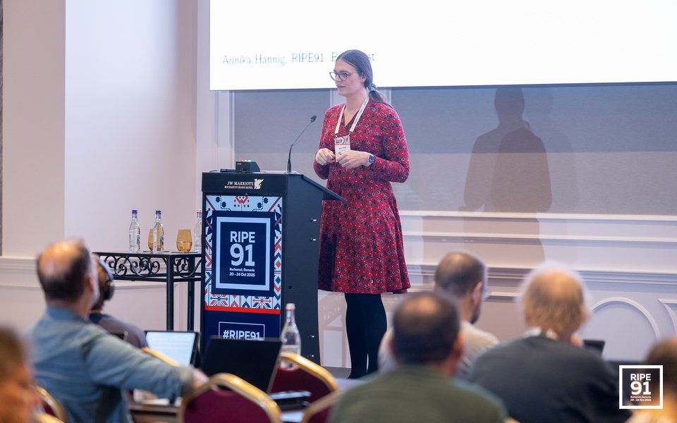 Photo taken from the RIPE 91 meeting