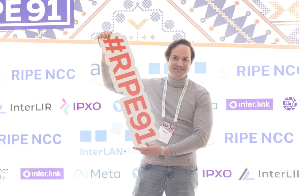 Photo taken from the RIPE 91 meeting