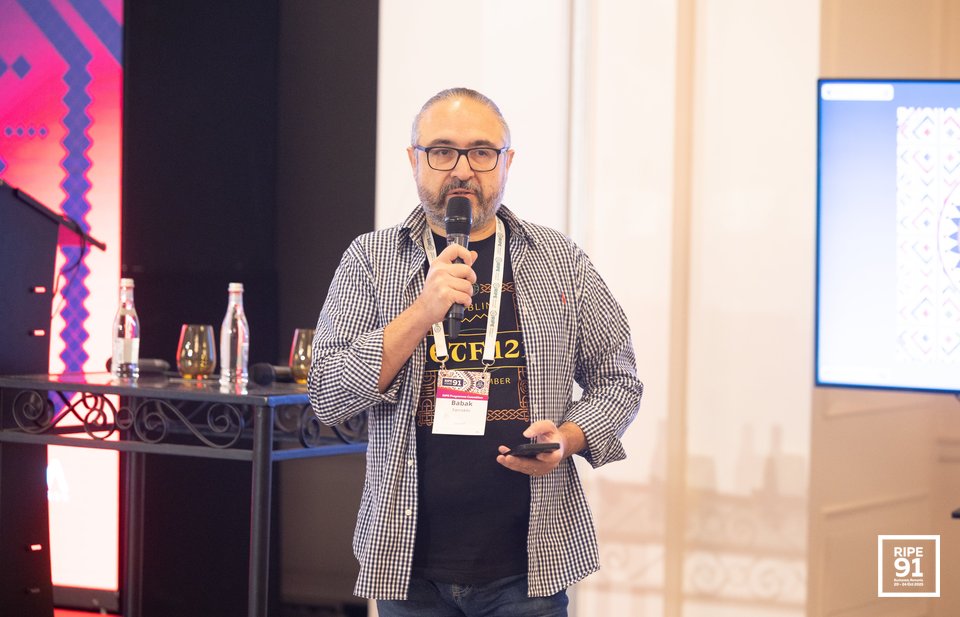 Photo taken from the RIPE 91 meeting