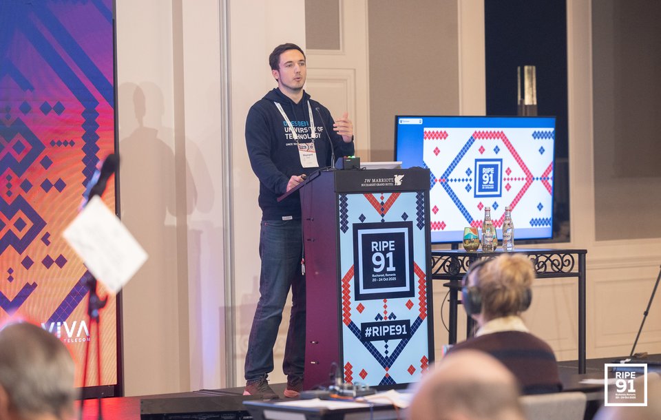 Photo taken from the RIPE 91 meeting