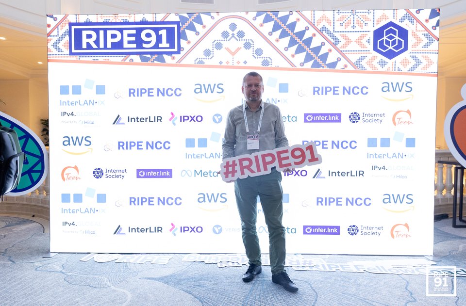 Photo taken from the RIPE 91 meeting