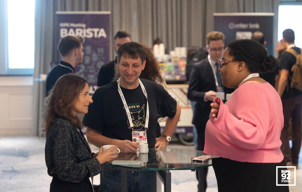 Photo taken from the RIPE 91 meeting
