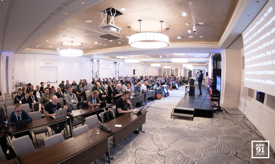 Photo taken from the RIPE 91 meeting