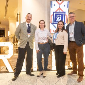 Photo taken from the RIPE 91 meeting