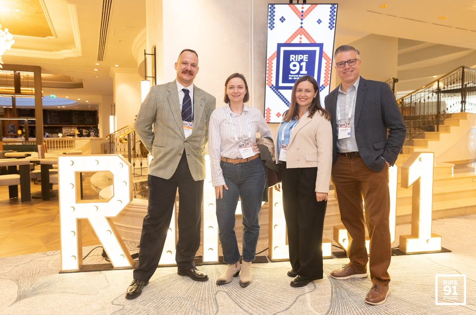 Photo taken from the RIPE 91 meeting