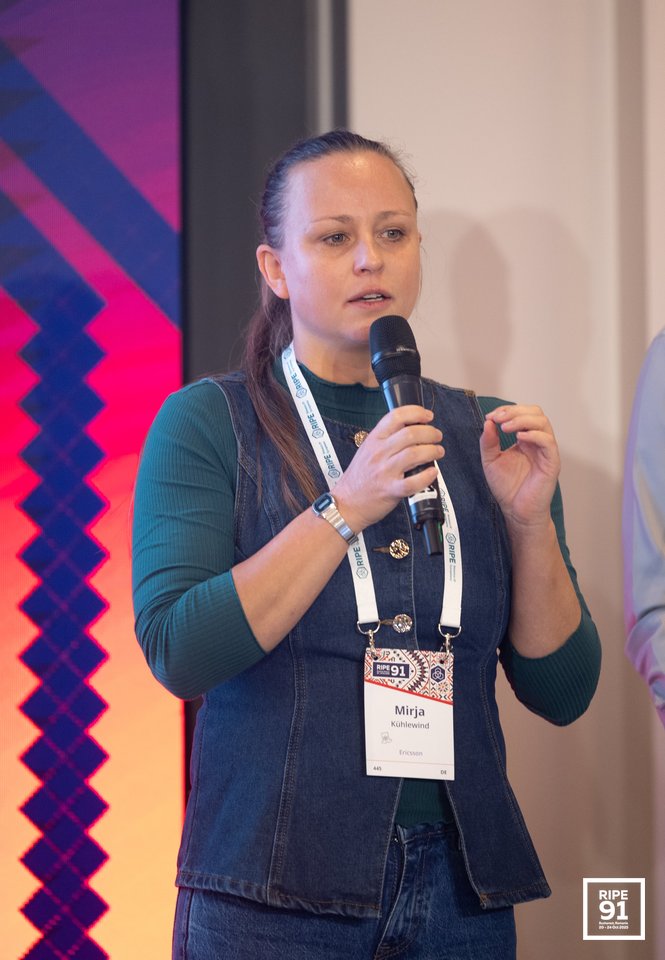 Photo taken from the RIPE 91 meeting