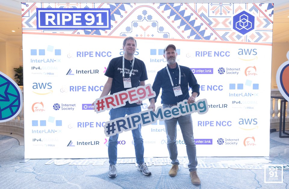 Photo taken from the RIPE 91 meeting