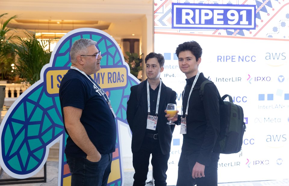 Photo taken from the RIPE 91 meeting