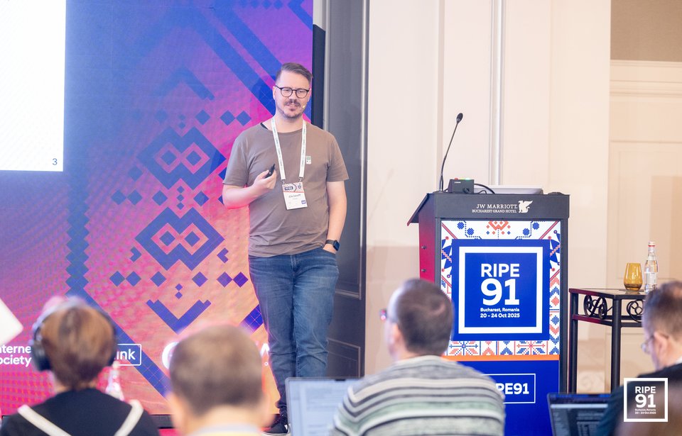 Photo taken from the RIPE 91 meeting