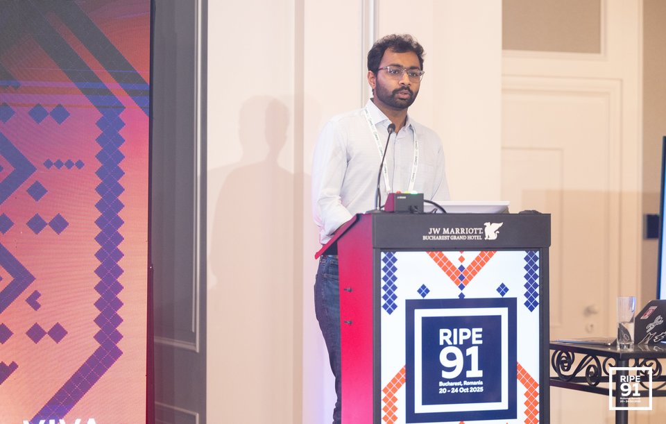 Photo taken from the RIPE 91 meeting