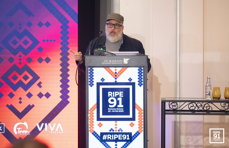 Photo taken from the RIPE 91 meeting