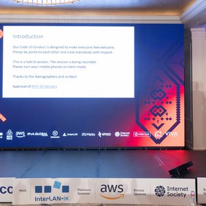 Photo taken from the RIPE 91 meeting