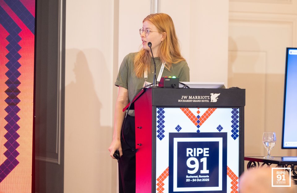 Photo taken from the RIPE 91 meeting