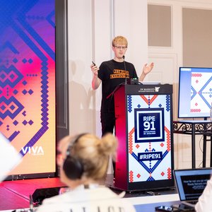 Photo taken from the RIPE 91 meeting