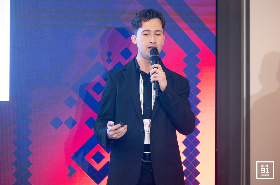 Photo taken from the RIPE 91 meeting