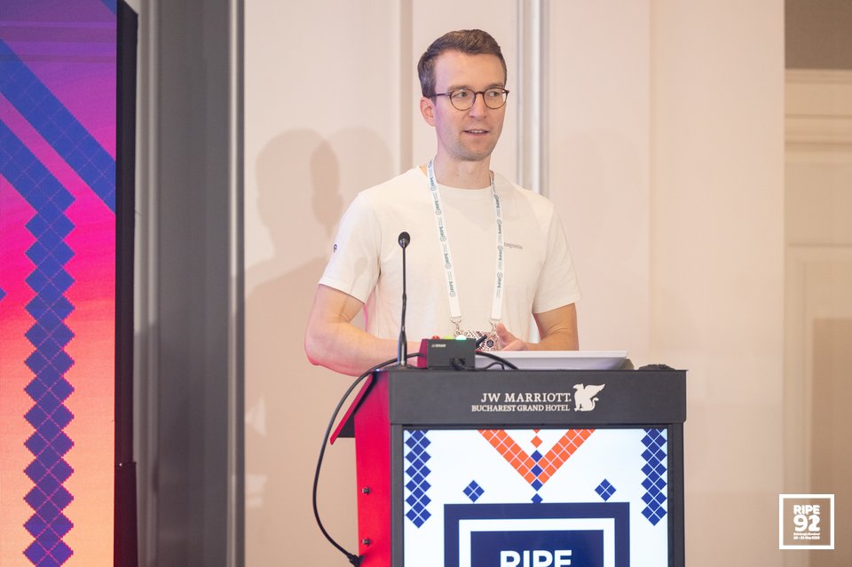 Photo taken from the RIPE 91 meeting