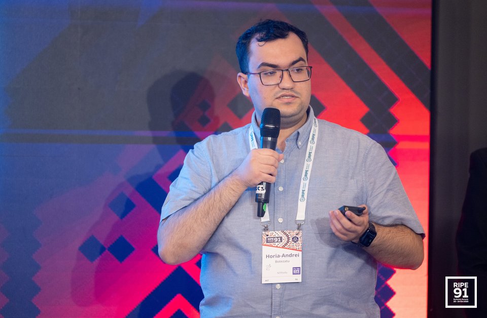 Photo taken from the RIPE 91 meeting