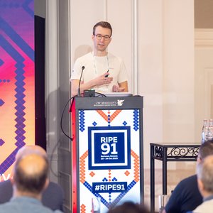 Photo taken from the RIPE 91 meeting