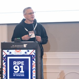 Photo taken from the RIPE 91 meeting