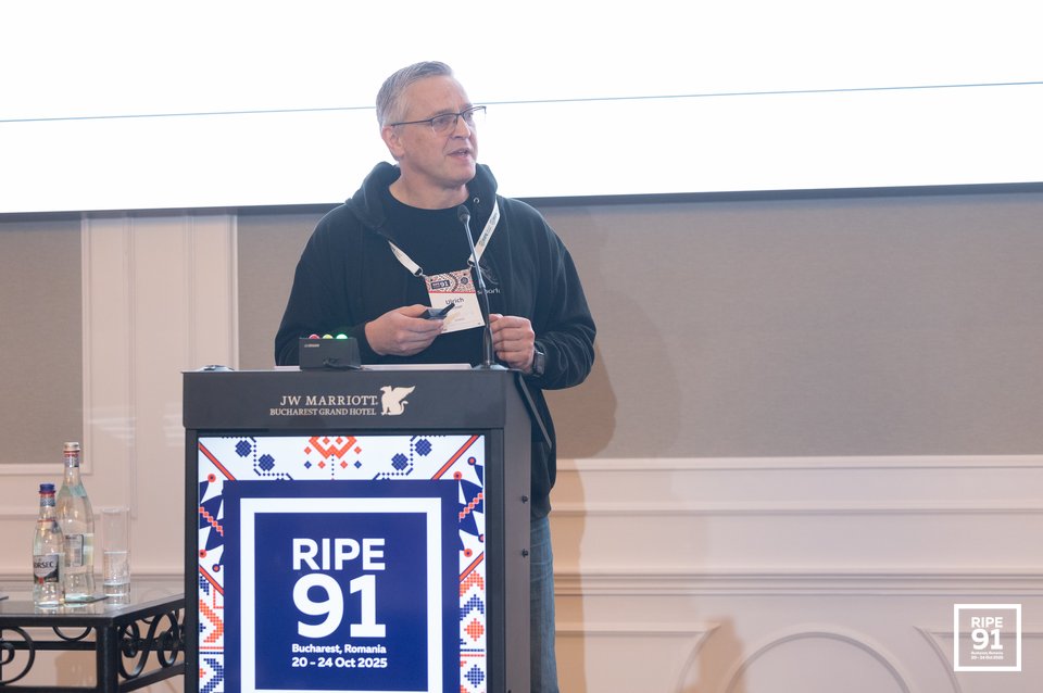 Photo taken from the RIPE 91 meeting