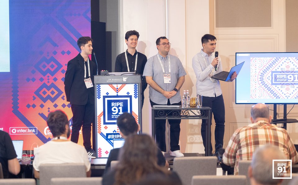 Photo taken from the RIPE 91 meeting