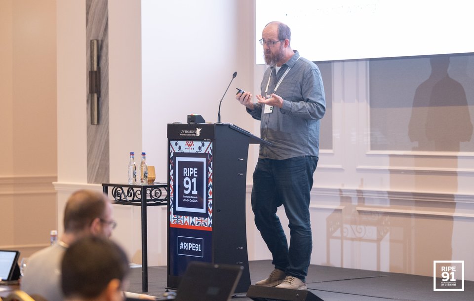 Photo taken from the RIPE 91 meeting