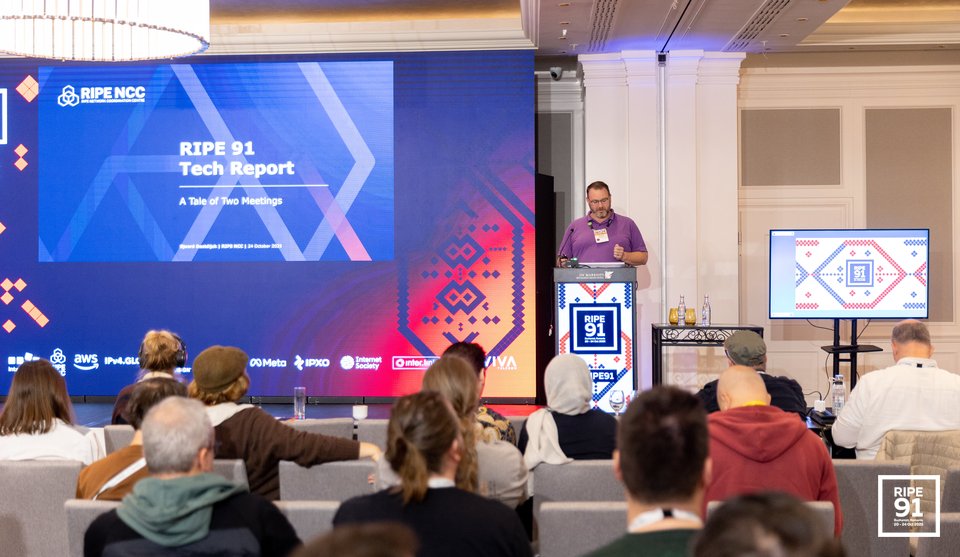 Photo taken from the RIPE 91 meeting