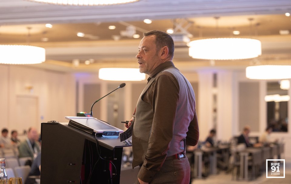 Photo taken from the RIPE 91 meeting