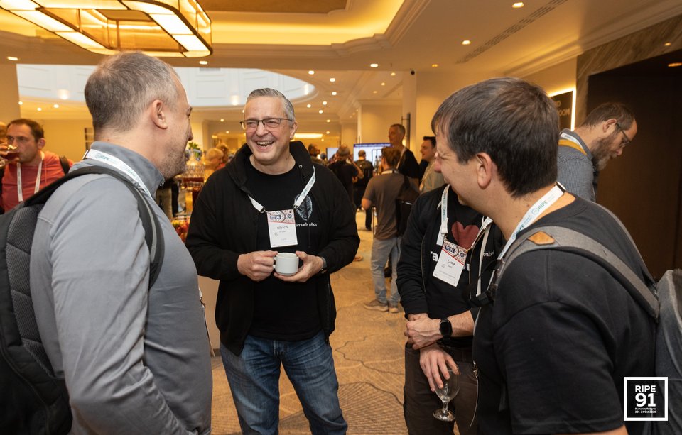 Photo taken from the RIPE 91 meeting