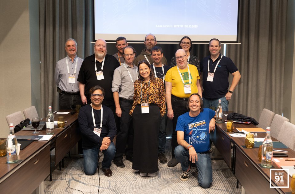 Photo taken from the RIPE 91 meeting