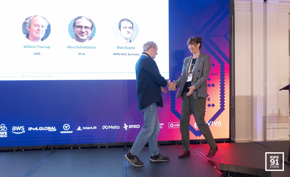 Photo taken from the RIPE 91 meeting