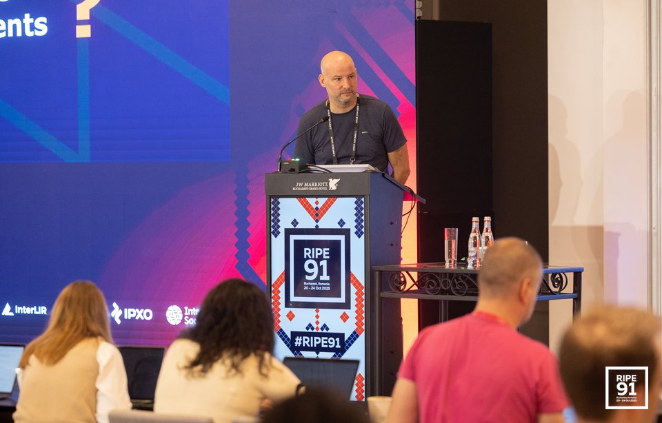 Photo taken from the RIPE 91 meeting