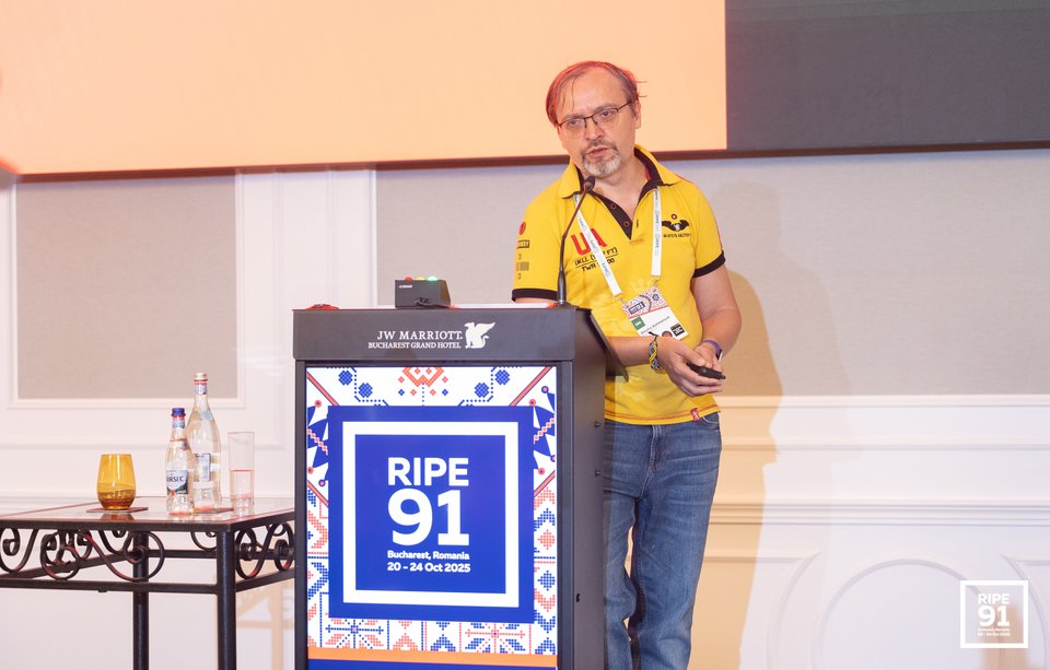 Photo taken from the RIPE 91 meeting